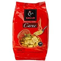 Los mejores  - Espaguetis gallo pasta seca gallo ravioli carne paquete 250 gr